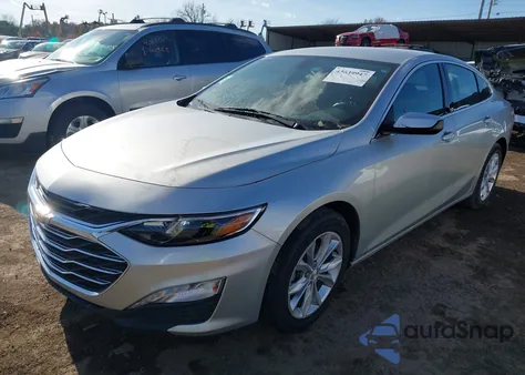 2022 Chevrolet Malibu Lt из США, поврежденный, VIN 1G1ZD5ST7NF135358